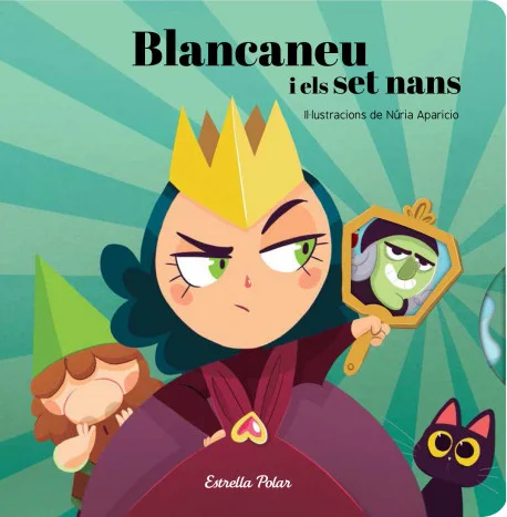En un pai?s llunya?, hi viu una reina que s'enfada i es posa gelosa quan el mirall li diu que la Blancaneu e?s la noia me?s preciosa.