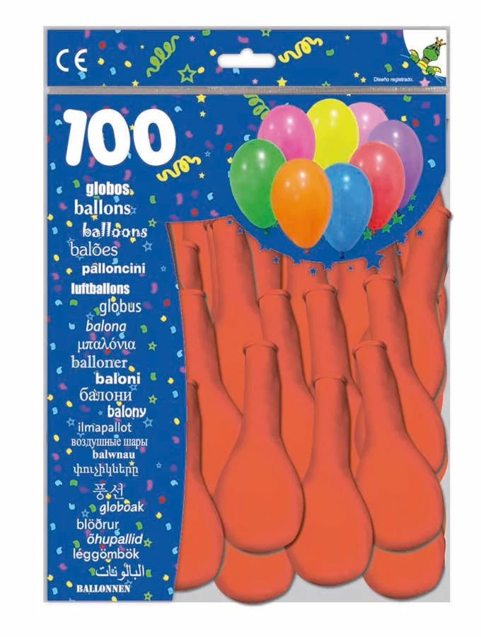 Globus Globolandia vermell 100u Globus Globolandia vermell 100u