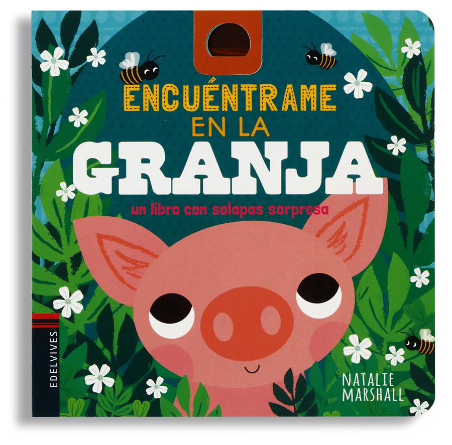 Qui hi ha aquí darrere?<BR>Qui juga entre la palla? A qui vigila, l'ovella? Estira les solapes i descobreix com viuen els animals de la granja.