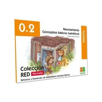 Cuaderno de recuperación para niños de 4-6 años que trabaja conceptos básicos numéricos, complementación de figuras, relaciones analógicas, series...