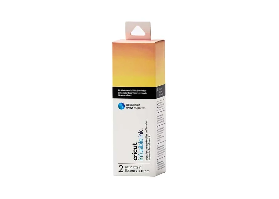 <p>Cricut MUGPRESS Infusble Ink transfer Pink Lemon 2 fulls.<br><br>En què consisteix el <b>procés d'Infusible Ink?</b> A diferència del que passa...