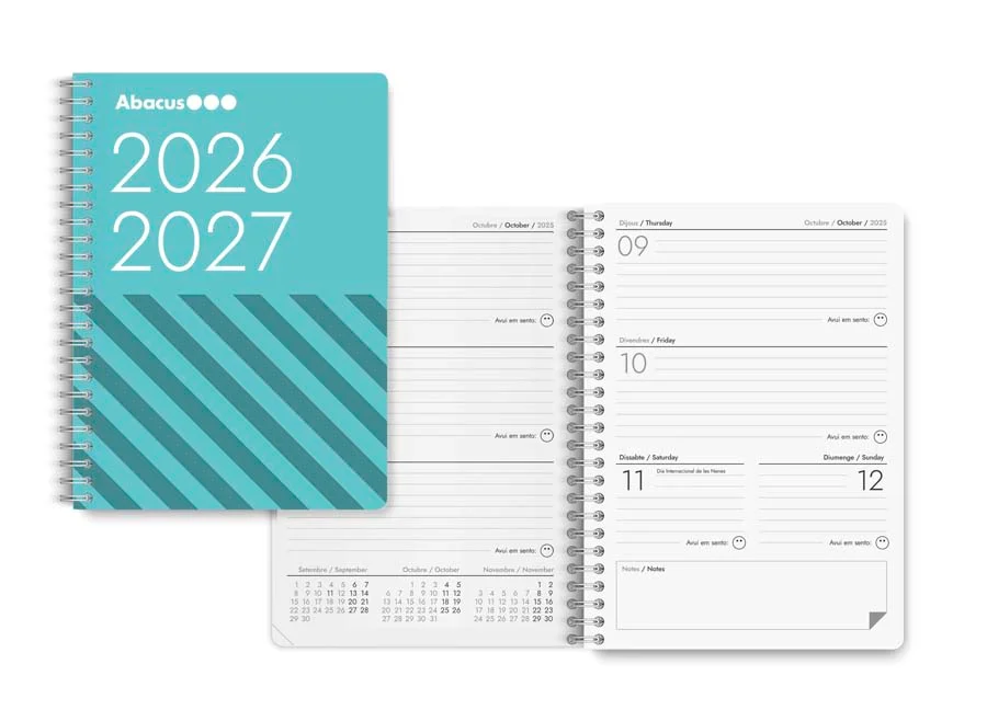 Agenda escolar Abacus 2026-27 català