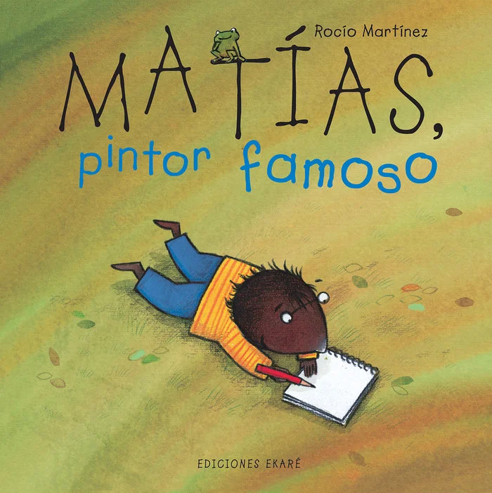 Matías quiere pintar el color del cielo, pero el cielo está siempre cambiando de color. Quiere pintarlo tal como es cuando amanece, y también cuan...