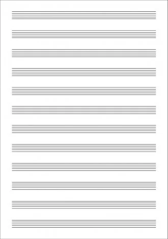 Llibreta de música Additio Appunto 12 pentagrames A4