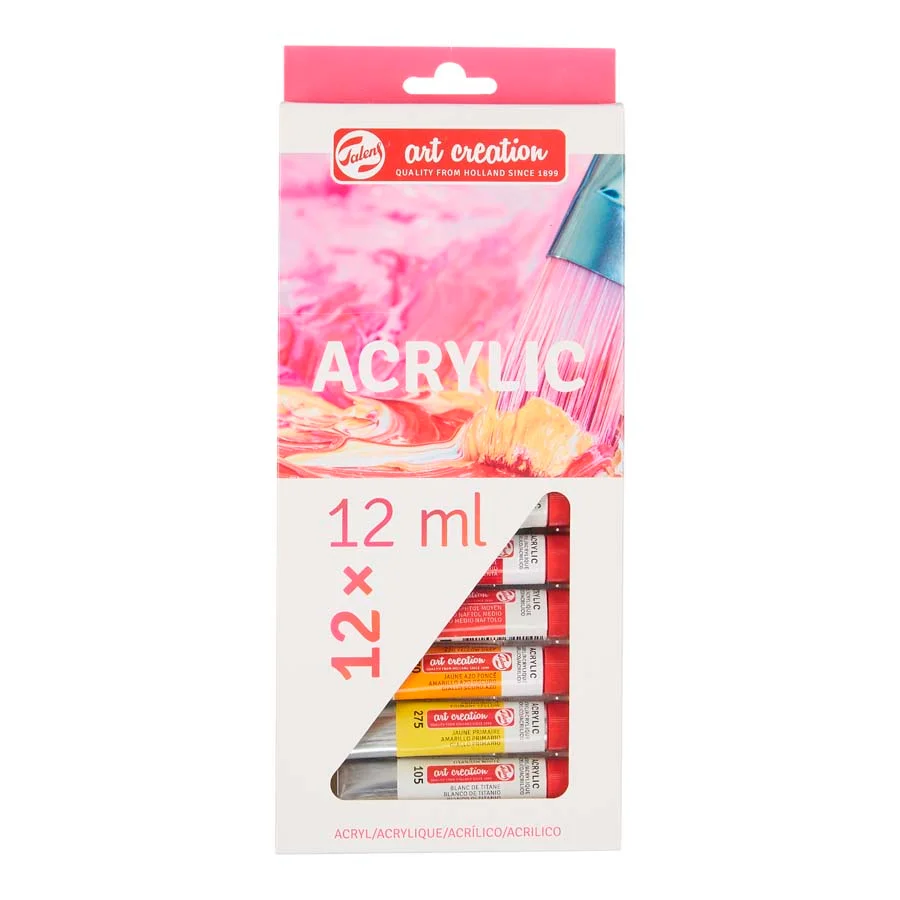 Set Acrílic Talens Art Creation 12 colors 12ml