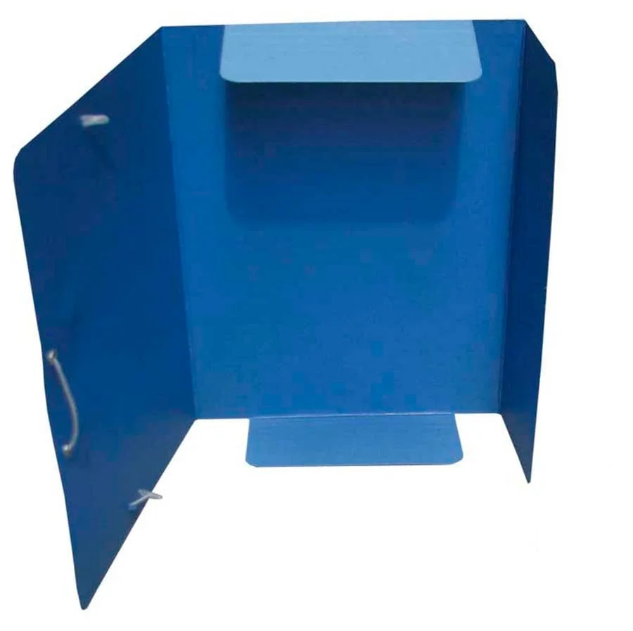 Carpeta gomes Foli solapes bàsica Fabrisa blau