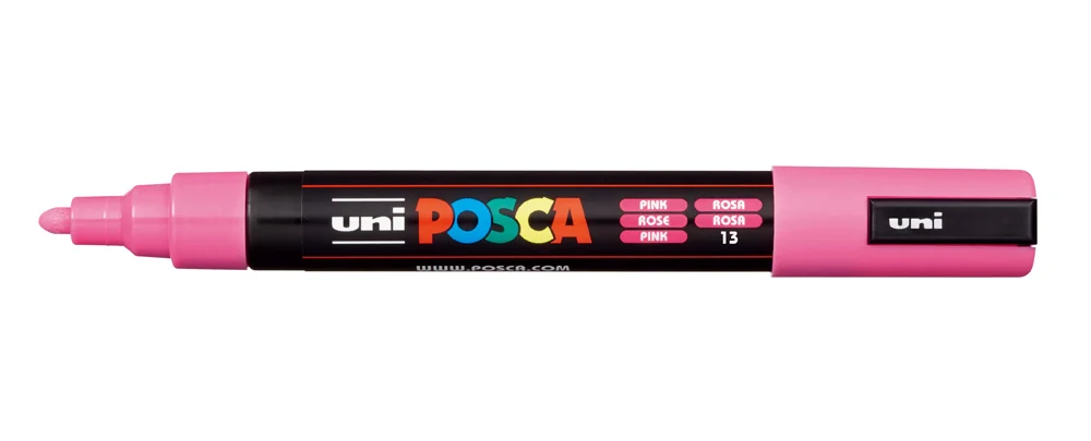 Retolador Posca PC-5M 1,8-2,5mm rosa