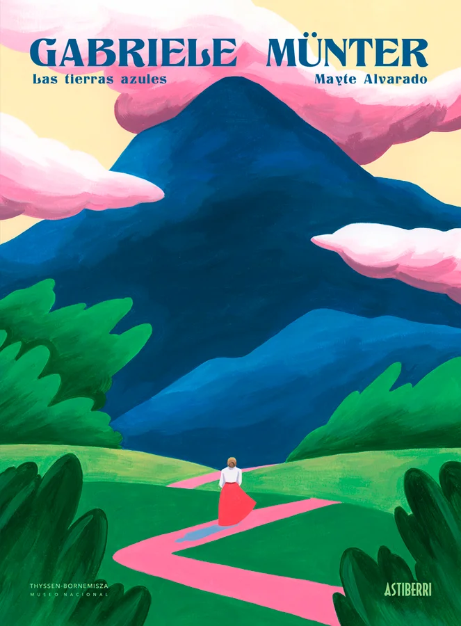 Paisajes nevados y centelleantes. La montaña, imponente. Los Alpes y sus tierras azules inspiraron a la pintora alemana Gabriele Münter algunos de...