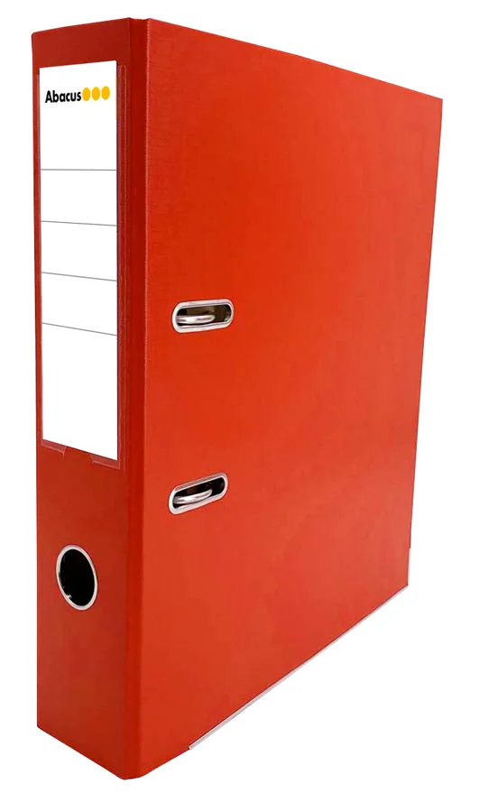 Arxivador palanca Abacus A4 llom ample vermell Arxivador palanca Abacus A4 llom ample vermell