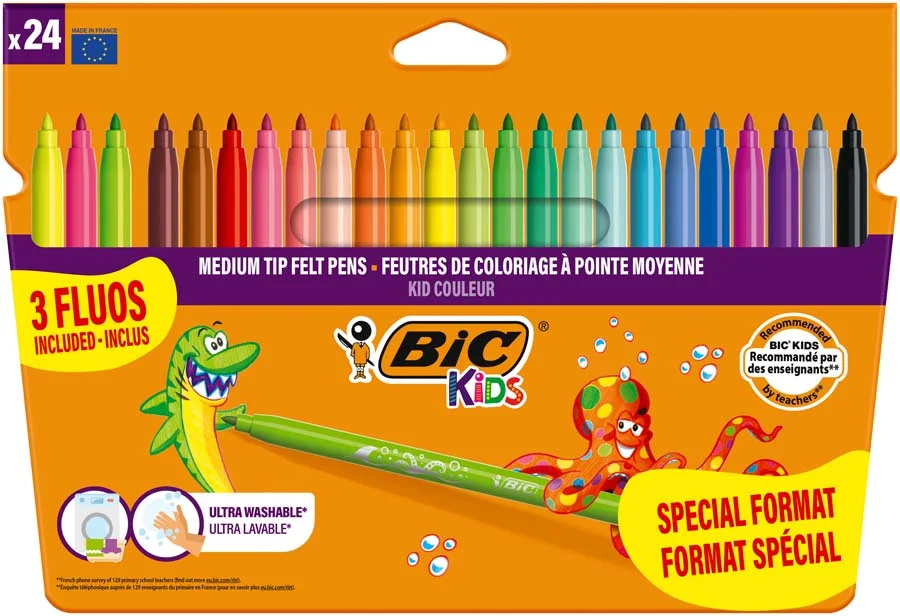 Retoladors de colors Bic Kids Color 18+6u Retoladors de colors Bic Kids Color 18+6u