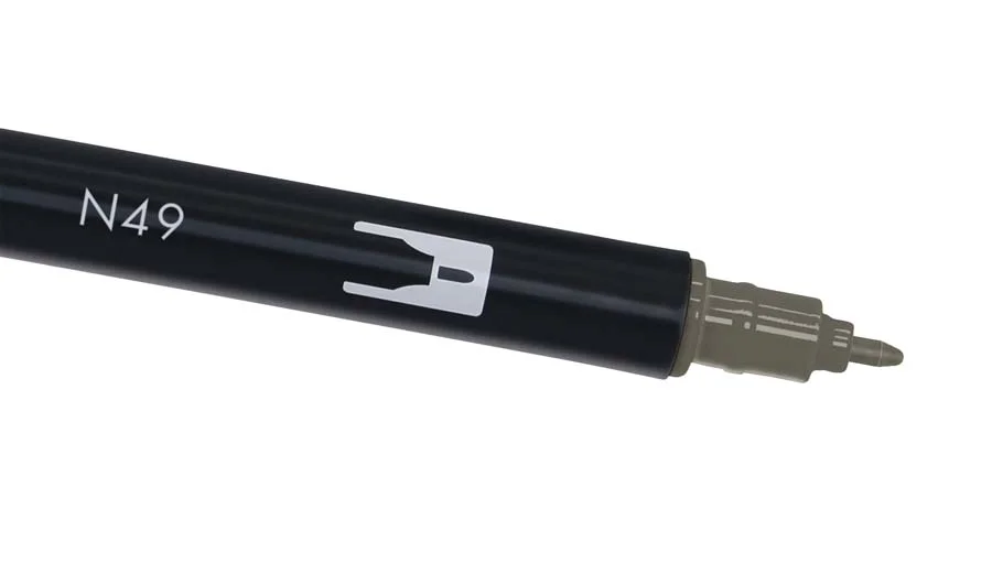 Retolador Tombow Dual Brush gris càlid 8