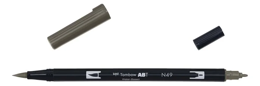 Retolador Tombow Dual Brush gris càlid 8
