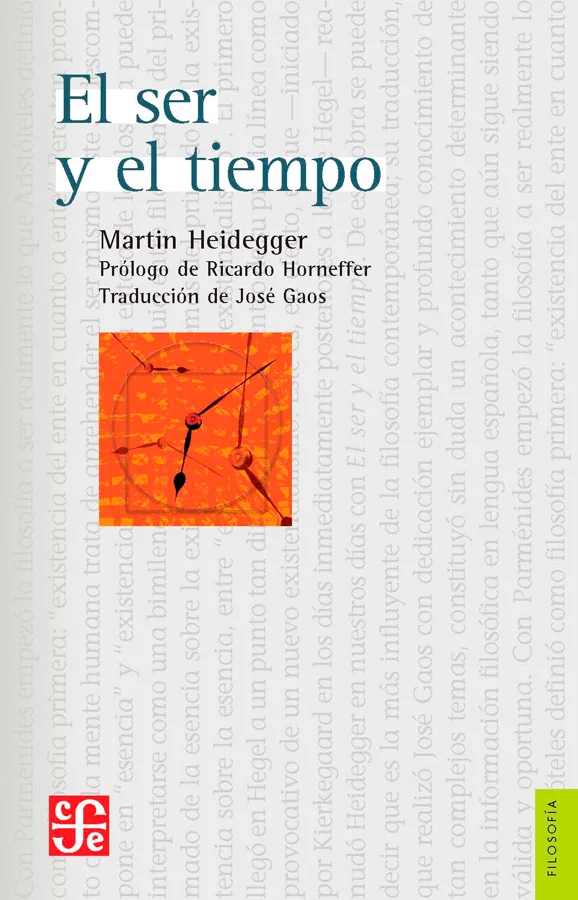 Con Parménides empezó la filosofía a ser realmente lo que Aristóteles definió como filosofía primera: “existencia del ente en cuanto a ente”. Pero...
