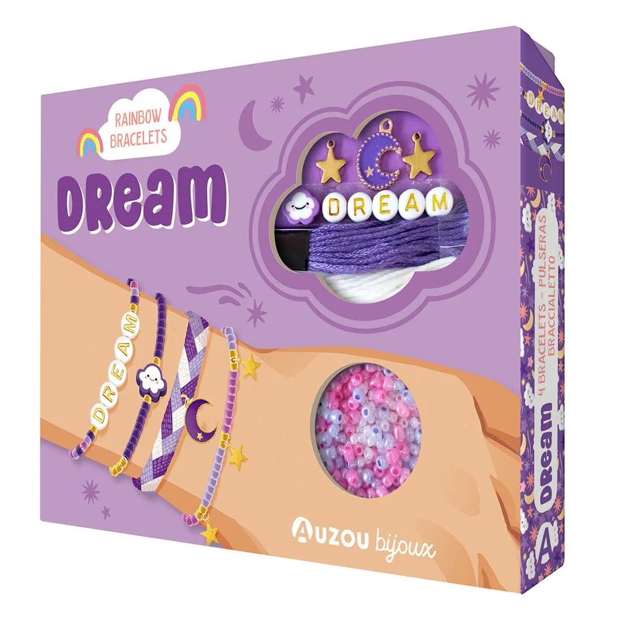 Una cápsula de 4 joyas arcoíris: cada cofre expresa una emoción intensa y un color a través de una acumulación de pulseras. El cofre DREAM propone...