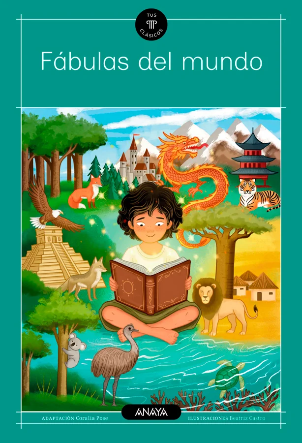 Una cuidada selección de fábulas y relatos tradicionales de todo el mundo que transmiten valores universales a través de animales, sabios y héroes...