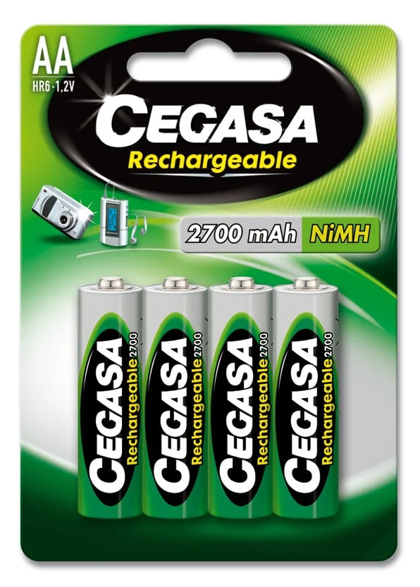 Piles recarregables Cegasa HR6 4u Piles recarregables Cegasa HR6 4u