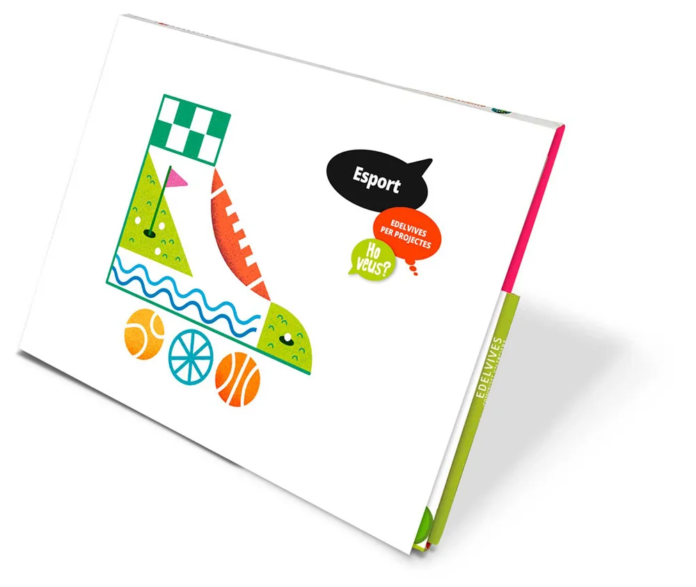 Libro de texto de Esport 4 Anys recomendado para la asignatura de Proyectos y para el curso de Infantil 4 años con una edad 4 a 5 años. Es un libr...