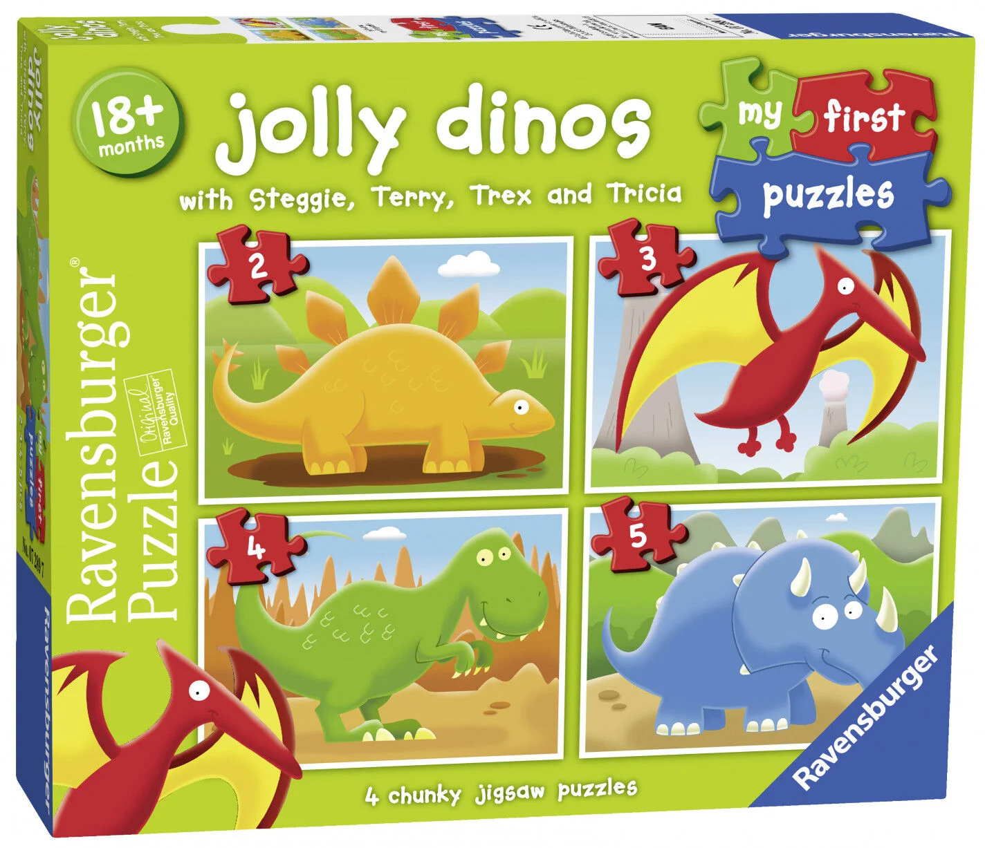 Puzle 2-3-4-5 peces Dinosaures 4U Puzle 2-3-4-5 peces Dinosaures 4U