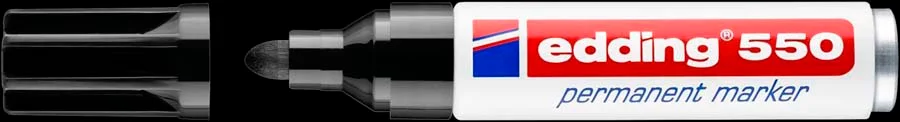 Retolador Edding 550 negre Retolador Edding 550 negre