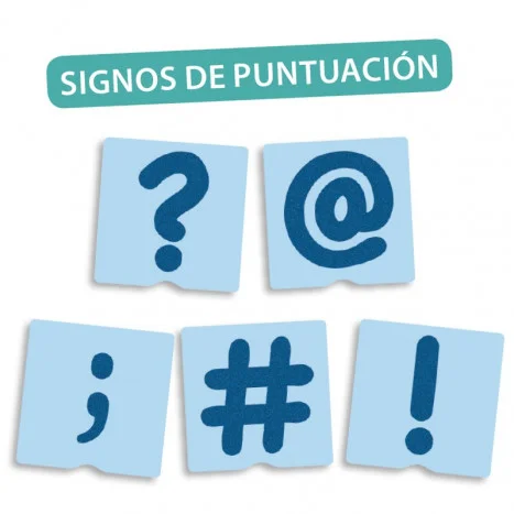 Tacto-fitxes Lletres i signes de puntuació Tacto-fitxes Lletres i signes de puntuació