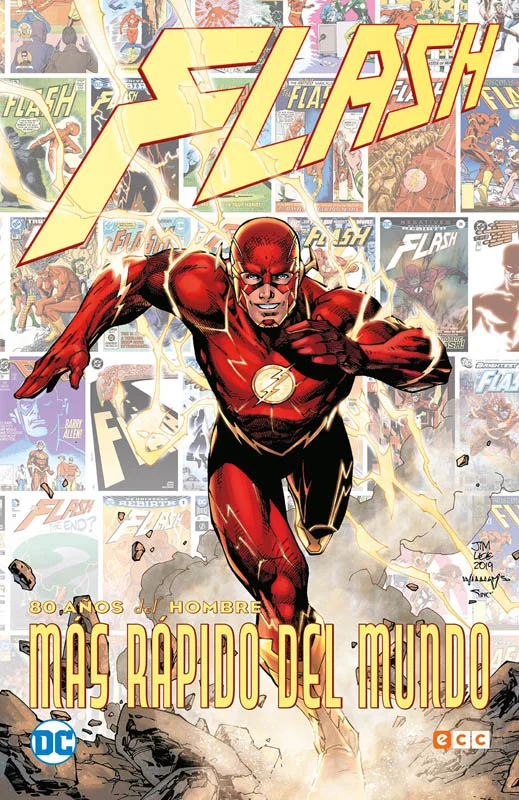 Incluye una selección de historias emblemáticas de las ocho décadas de Flash: las primeras apariciones de los tres Flash: Jay Garrick, Barry Allen...