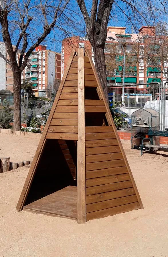Cabana Tipi hexagonal gran Ø2x2,4m Cabana Tipi hexagonal gran Ø2x2,4m