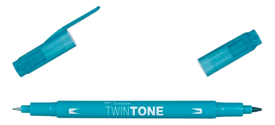 Retolador Tombow Twintone verd maragda Retolador Tombow Twintone verd maragda