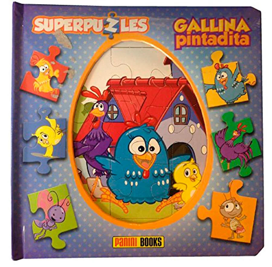 DIVIÉRTETE CON EL LIBRO DE PUZLES. 5 ESCENAS PARA MONTAR Y LA LETRA DE LAS CANCIONES DE GALLINA PINTADITA.