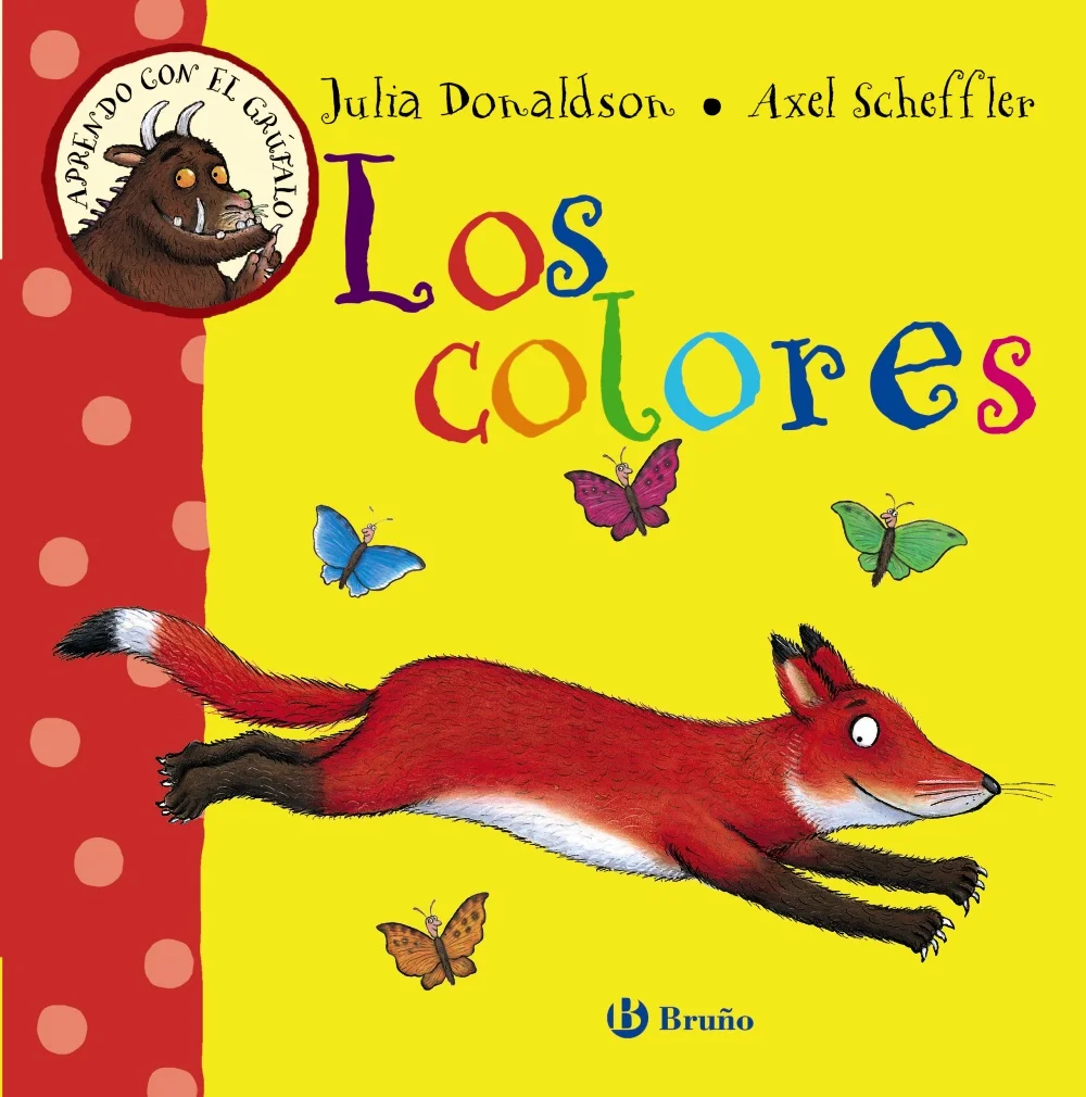 Un libro muy sencillito para que los más pequeños aprendan los colores de la mano del simpático grúfalo.