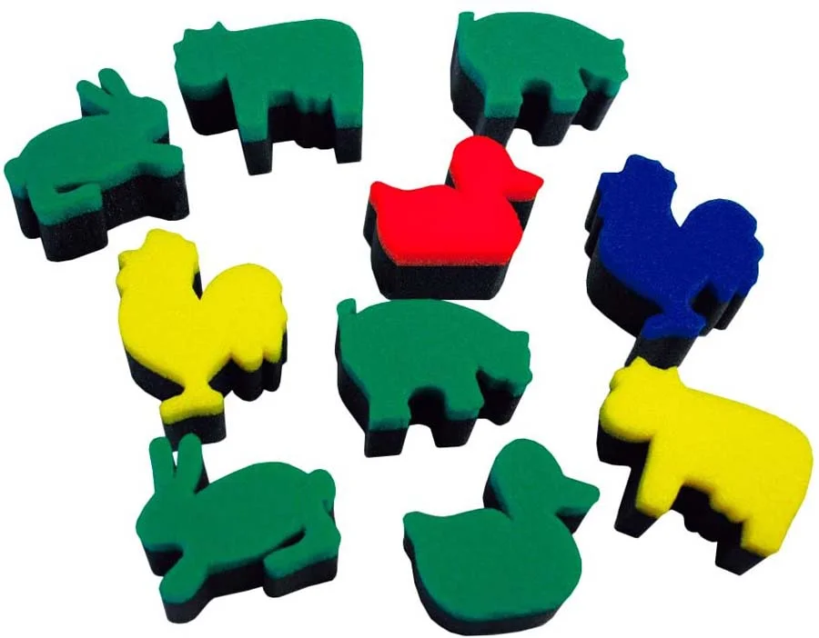 Esponges per pintar Henbea Animals 10u