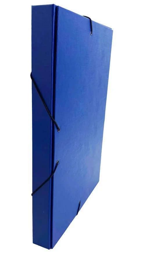 Carpeta projectes Abacus folrada 30mm blau Carpeta projectes Abacus folrada 30mm blau
