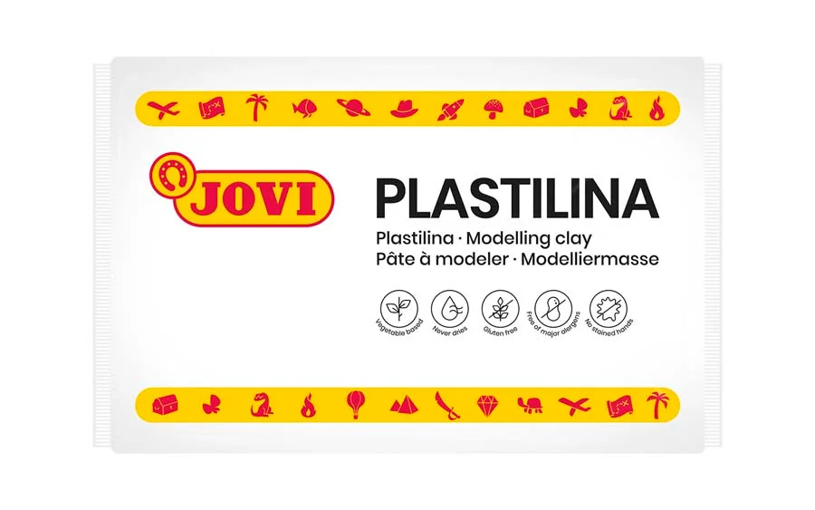 Plastilina Jovi 350g blanc 1u Plastilina Jovi 350g blanc 1u