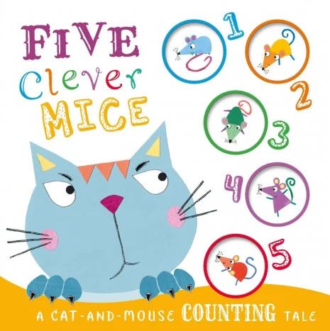 A smart new format with die-cut shapes that build up page by page toteach counting from 1–5. - Counting element is built into simple, funstories t...