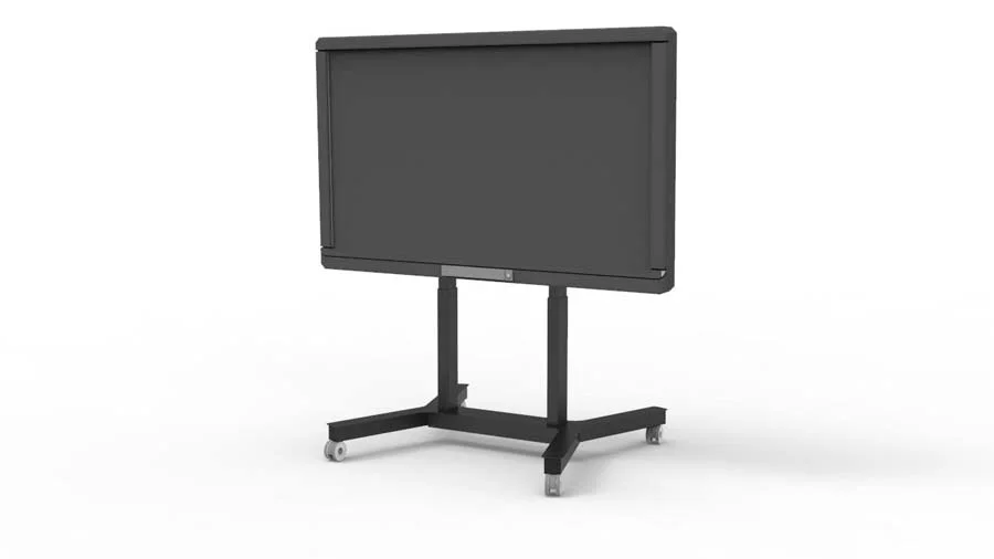 Suport-Taula mòbil abatible per a monitor interactiu Suport-Taula mòbil abatible per a monitor interactiu
