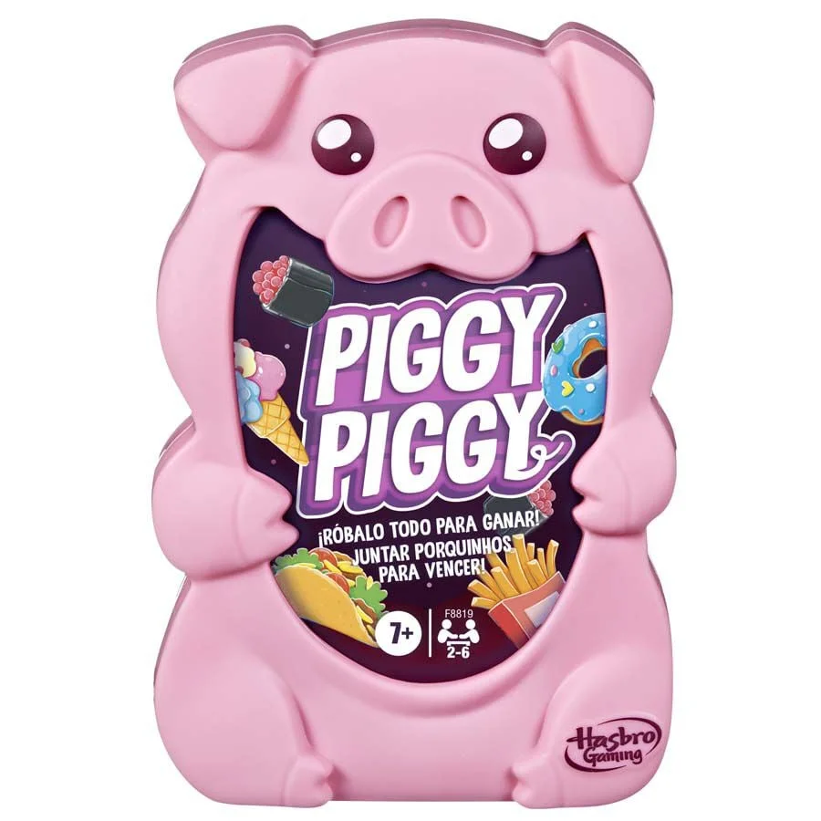 Piggy Piggy és un joc de cartes ràpid i senzill on l'estratègia i la sort es combinen per a portar-te a la victòria. El primer jugador que anoti 8...