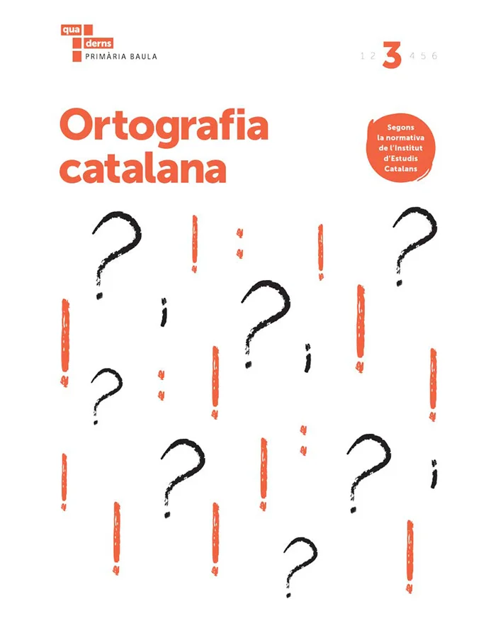 Quadern d'ortografia catalana 3 Primària
