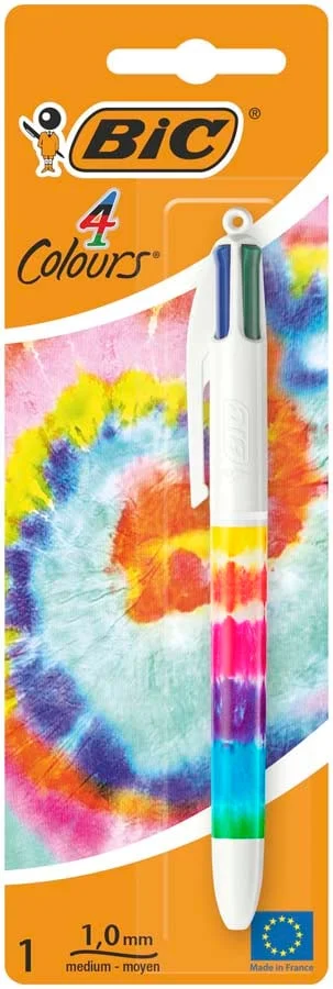 Bolígraf Bic 4 Colours Tie Dye
