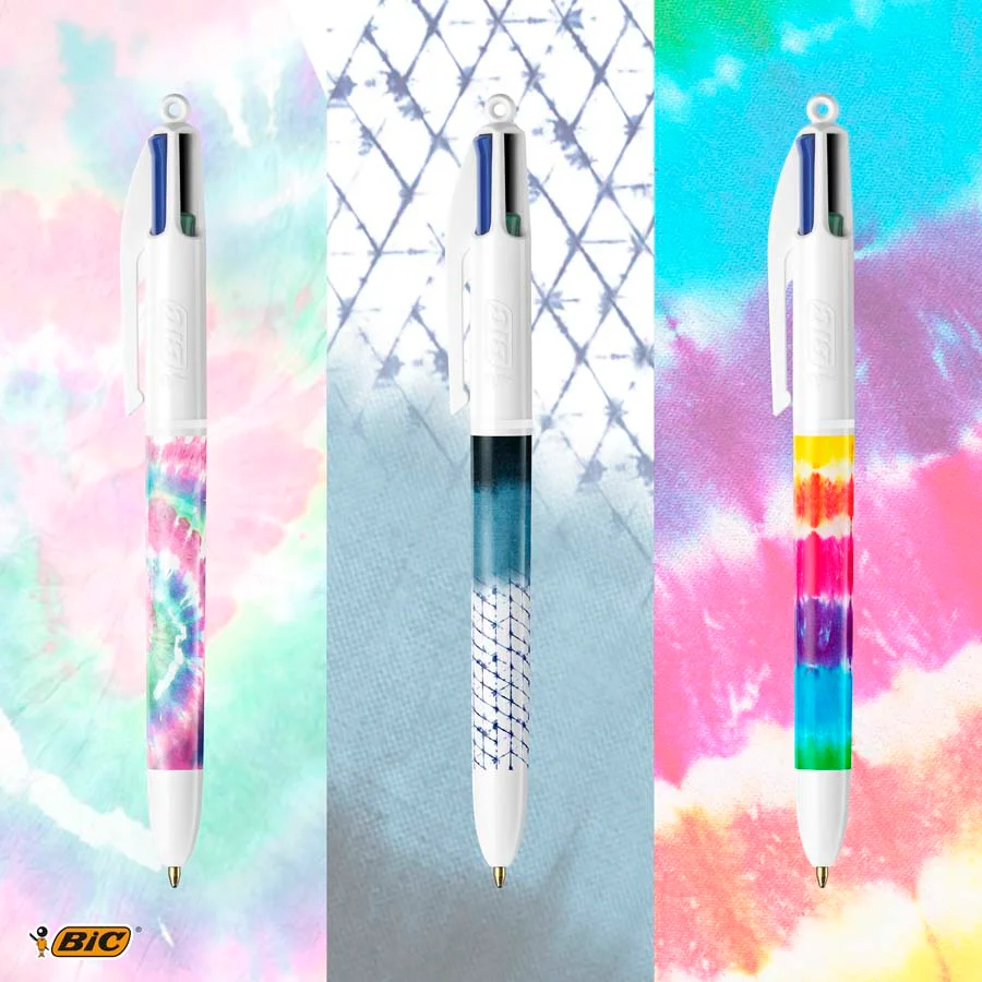 Bolígraf Bic 4 Colours Tie Dye