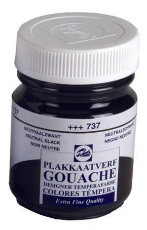 Témpera Talens 50ml negre
