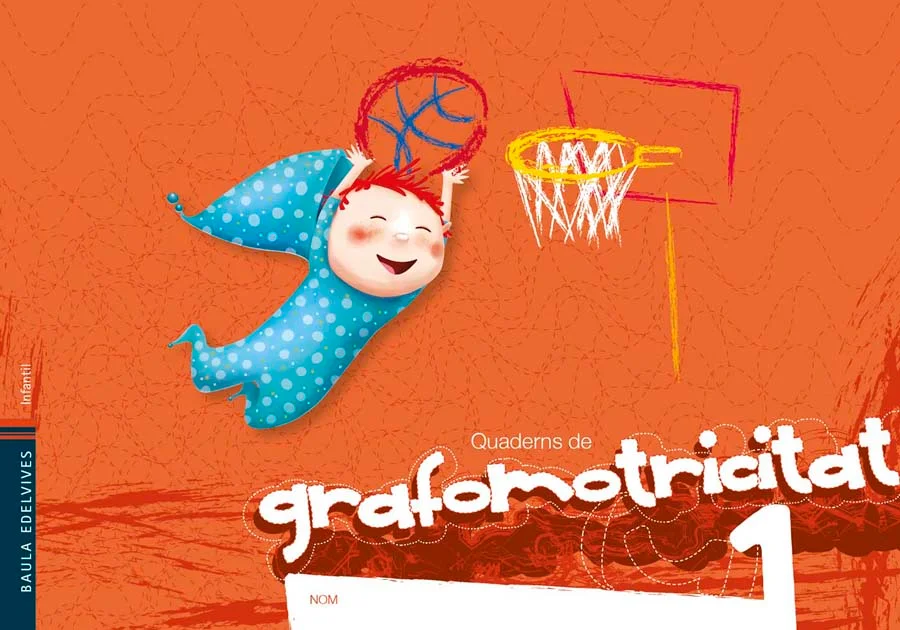 Llibre de text de Grafomotricitat 1/Traç recomanat per l’assignatura de Escriptura/Cal·Ligrafia per al curs de Infantil amb una edat de 3 a 6 anys...