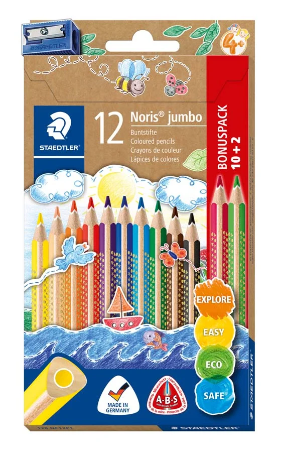 Llapis Staedtler Noris Jumbo 12 colors