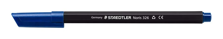 Retoladors Staedtler Noris 326 negre 10u