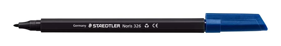 Retoladors Staedtler Noris 326 negre 10u