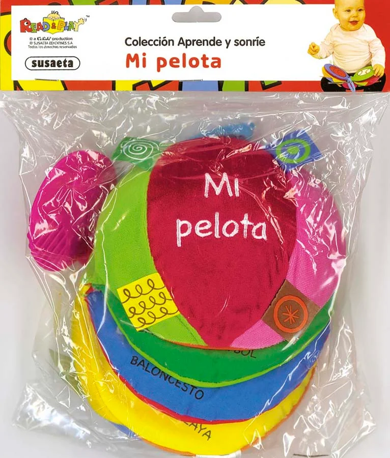 ¿Sabes a cuántos deportes puedes jugar con una pelota? Descúbrelo con este precioso libro de tela y disfruta de su tacto blandito y de su fantásti...
