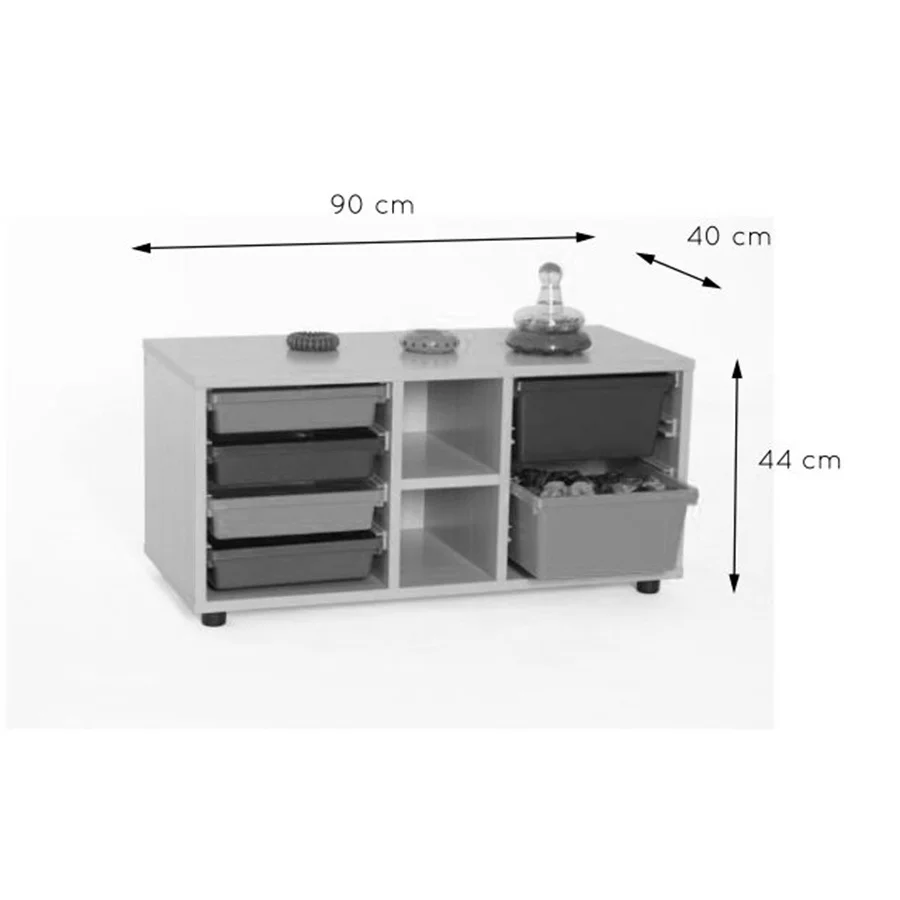 Moble superbaix cubeter estructura faig baldes faig