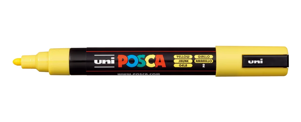 Retolador Posca PC-5M 1,8-2,5mm groc Retolador Posca PC-5M 1,8-2,5mm groc