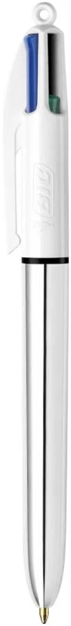 Bolígraf Bic 4 Colors Shine Plata