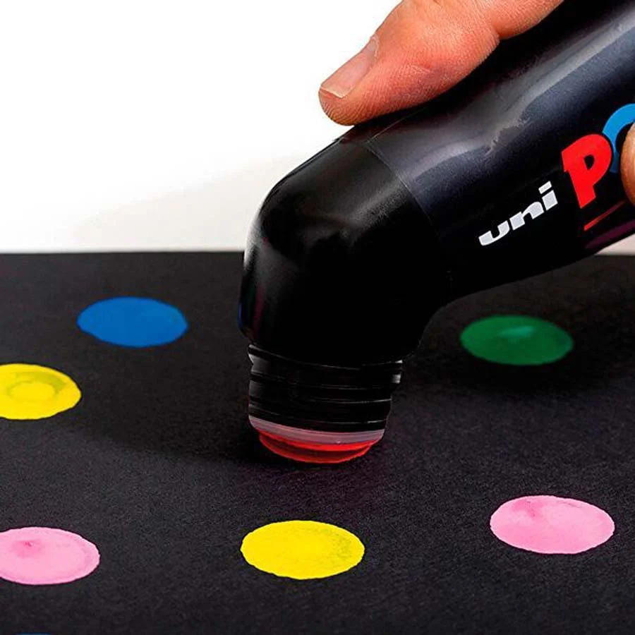 Retolador Posca Mop'r PCM-22 3-19mm groc Retolador Posca Mop'r PCM-22 3-19mm groc