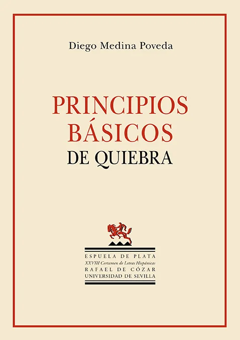 XXVIII Certamen de Letras Hispánicas Rafael de Cózar en la modalidad de Poesía.  Diego Medina Poveda (Málaga, 1985) es doctor internacional en Est...