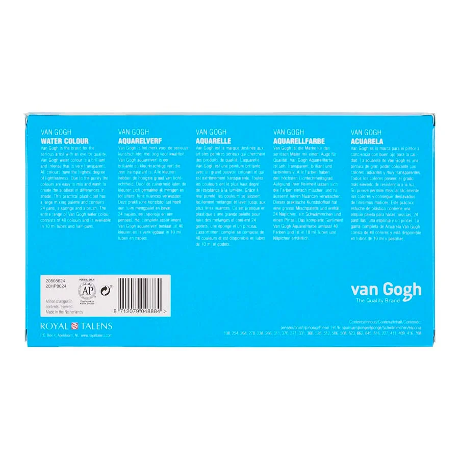 Aquarel·les Van Gogh 24 colors